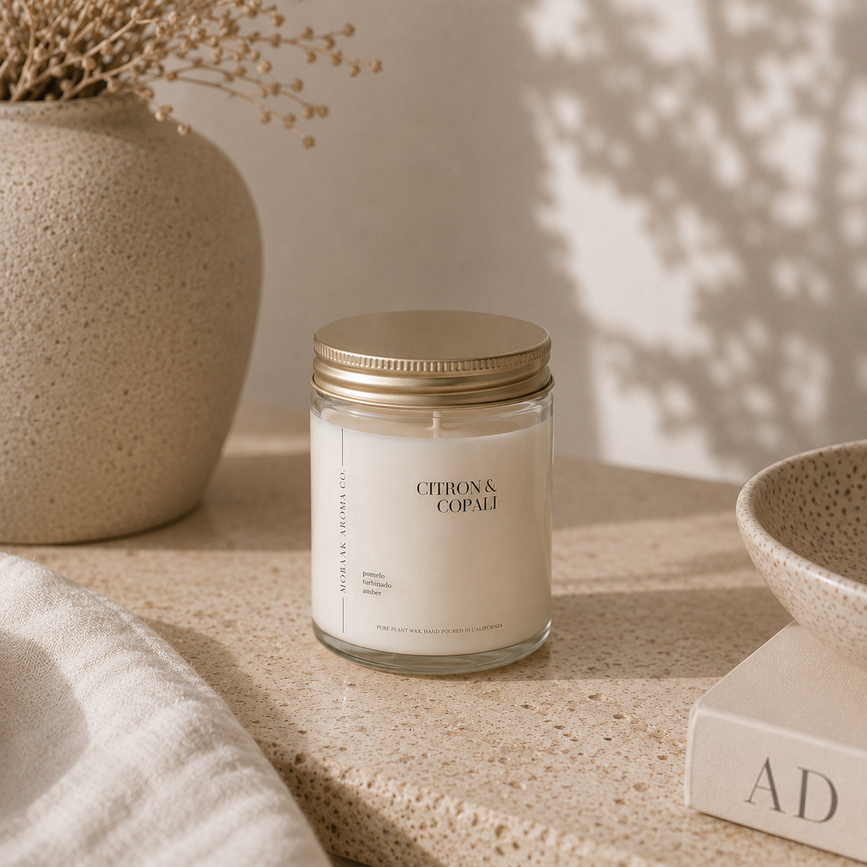 Citron + Copali Candle by Mobaak Aromatherapy Shoppe