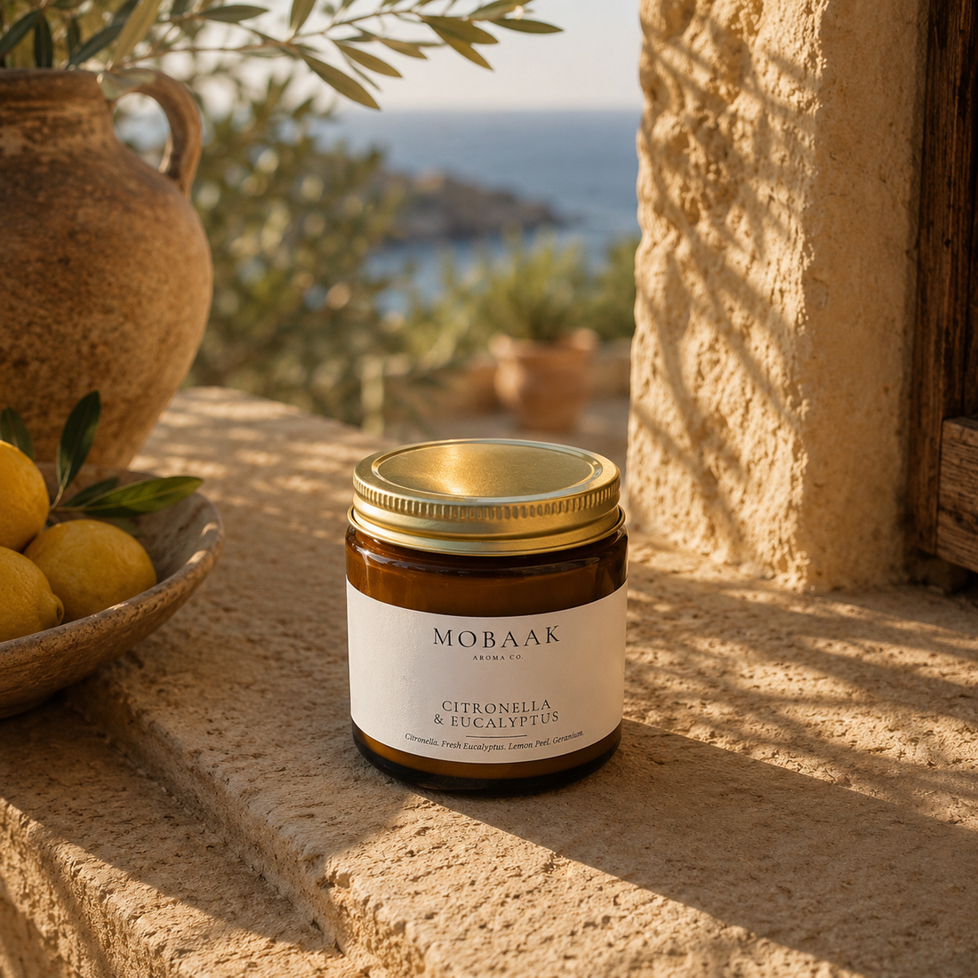 Citronella + Eucalyptus Candles by Mobaak Aromatherapy Shoppe