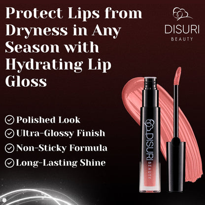 DISURI Beauty Glossy Blast Lip Gloss - Uptown (M67)