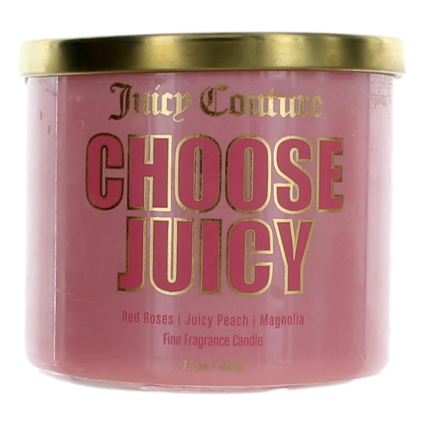 Juicy Couture 14.5 oz Soy Wax Blend 3 Wick Candle- Choose Juicy by Avera Group