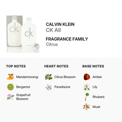 Calvin Klein All Eau de Toilette Men 6.7 oz  DestGlow