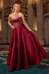 Ladivine CK2405 Luxurious Ball Gown Mikado Strapless Sweetheart by DiscountDressShop