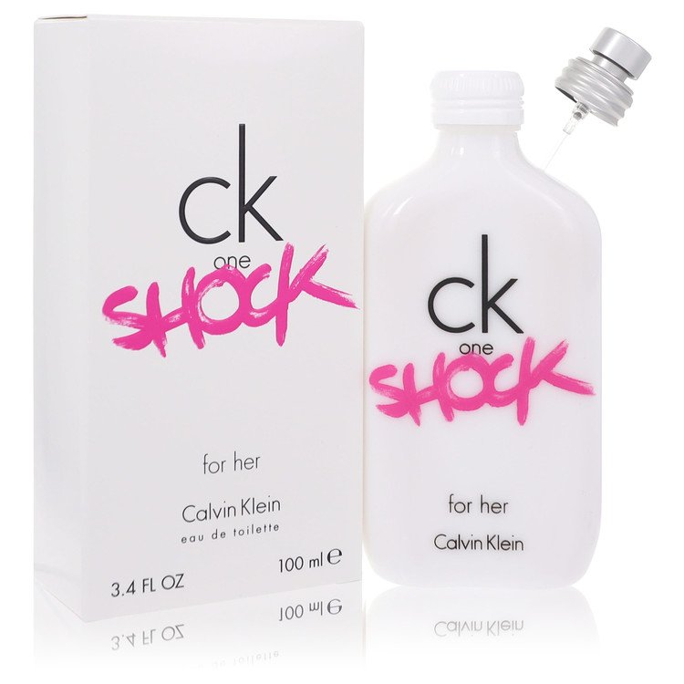 CK One Shock by Calvin Klein Eau De Toilette Spray 3.4 oz for Women 