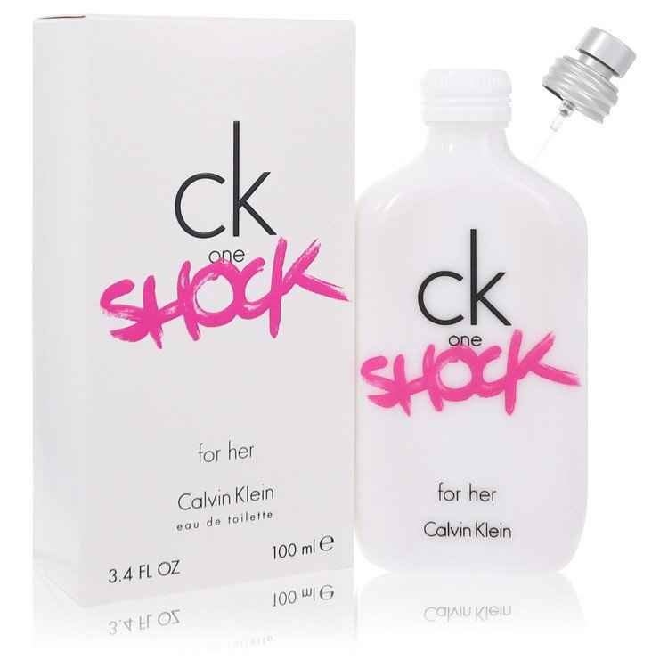 CK One Shock by Calvin Klein Eau De Toilette Spray 3.4 oz for Women