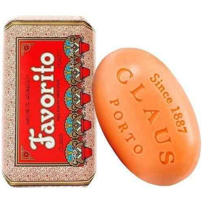 Claus Porto Favorito Red Poppy Mini Soap 1.7 Oz