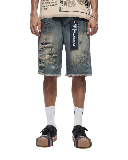 Valabasas Clipped Jorts - Dirty Washed by Denim Exchange