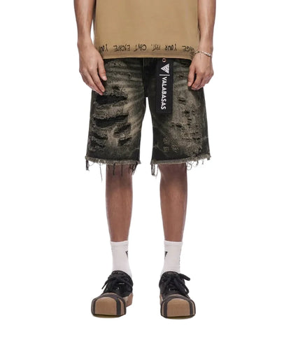 Valabasas Clipped Jorts - Grey Washed by Denim Exchange