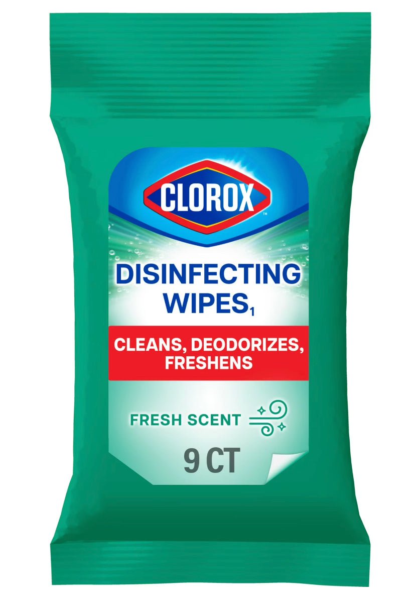 Clorox Disinfecting Wipes On-the-Go, Bleach-Free Travel Wipes 