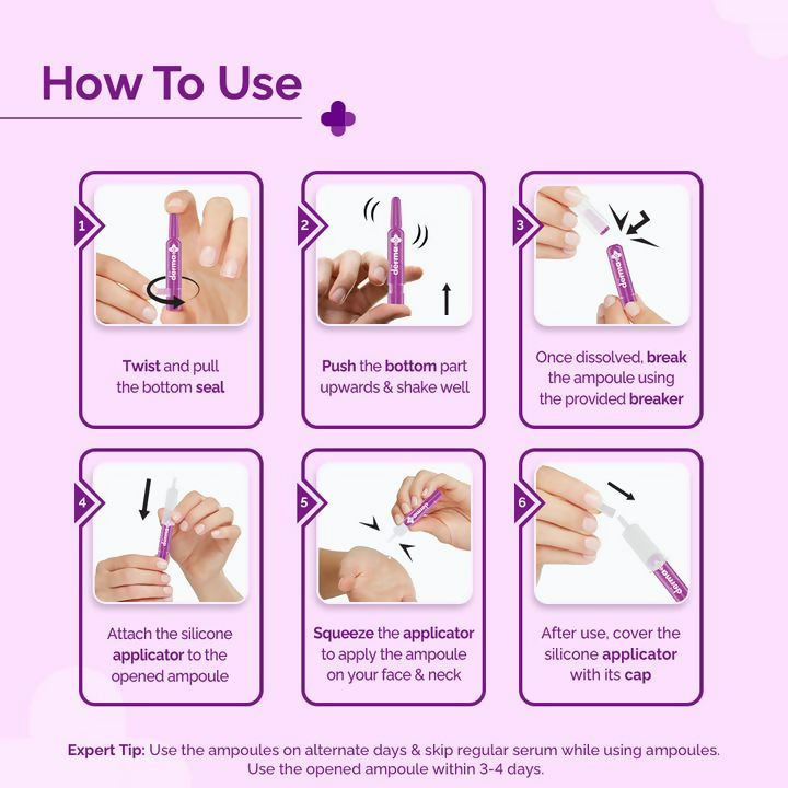 The Derma Co 5% Glycolic + 2% Kojic Pigmentation Corrector Ampoule Kit