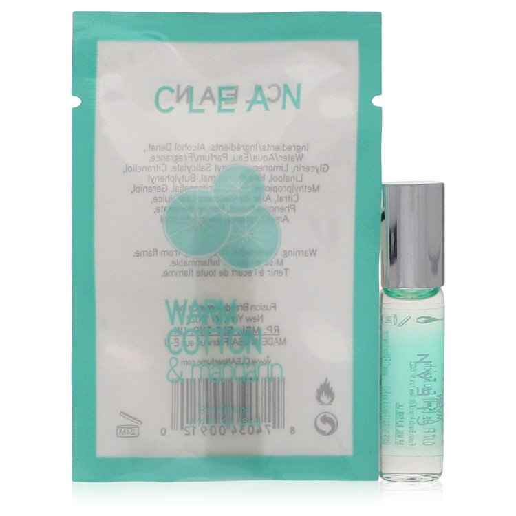 Clean Warm Cotton & Mandarine by Clean Mini Eau Fraiche .17 oz for Women