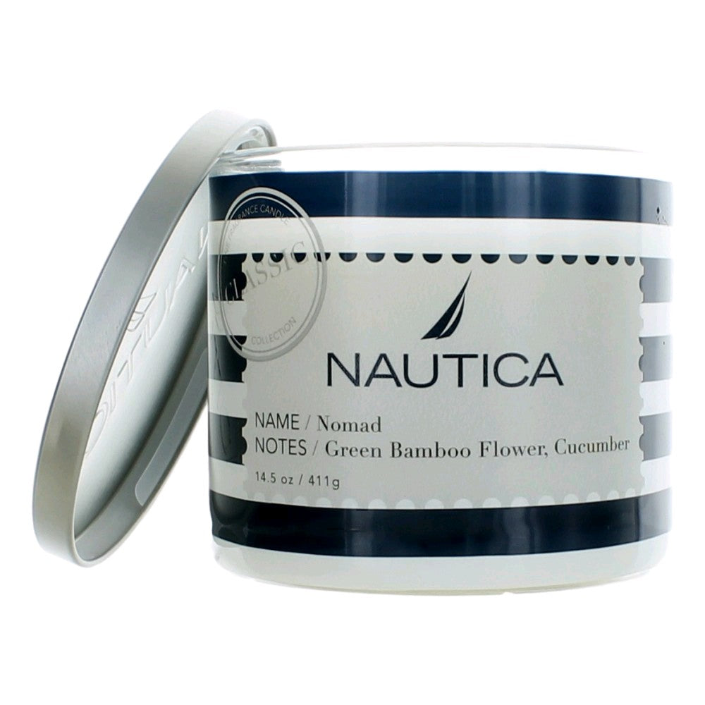 Nautica 14.5 oz Soy Wax Blend 3 Wick Candle - Nomad by Avera Group