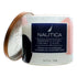 Nautica 14.5 oz Soy Wax Blend 3 Wick Candle - Teakwood & Sea Salt by Avera Group