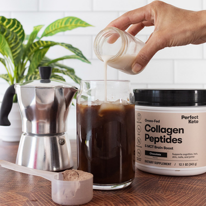 Grass-Fed Collagen Peptides &amp; MCT Brain Boost by Perfect Keto