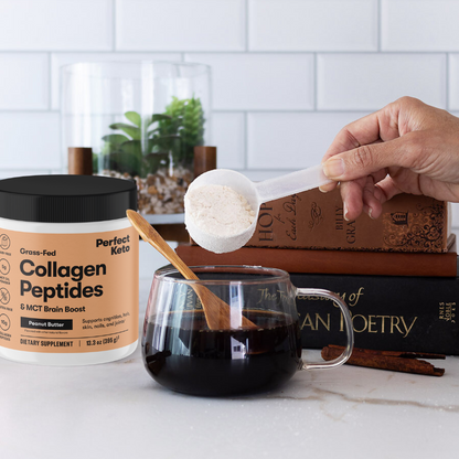Grass-Fed Collagen Peptides &amp; MCT Brain Boost by Perfect Keto