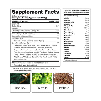 Collagen &amp; Greens by Snap Supplements