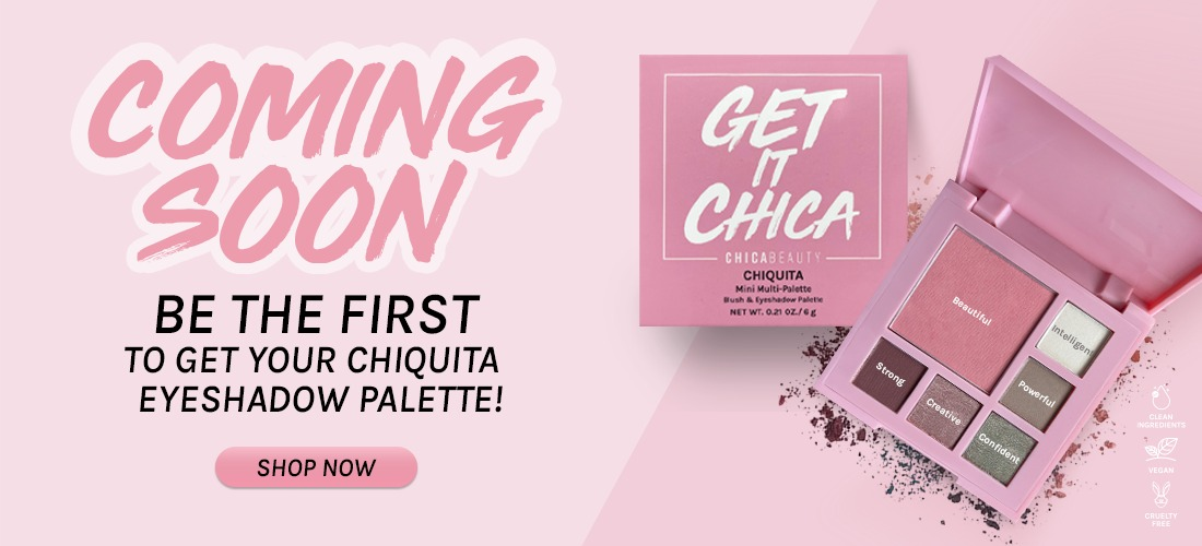 NEW! Get It Chica "CHIQUITA" (Mini-5 Eyeshadows and 1 Blush Multi-Palette) by Chica Beauty