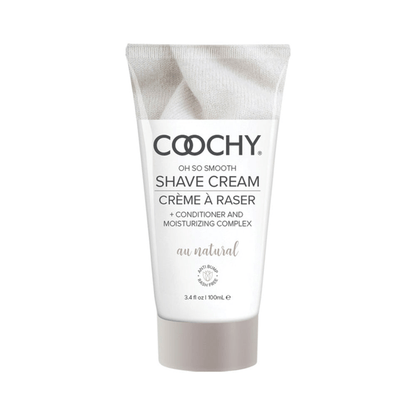 Coochy Au Natural Shave Cream for Sensitive Skin, 3.4 oz