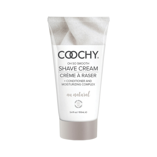 Coochy Au Natural Shave Cream for Sensitive Skin, 3.4 oz