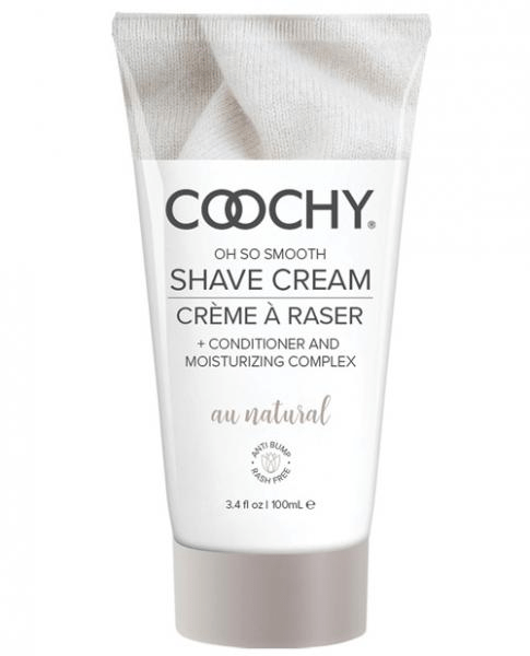 Coochy Au Natural Shave Cream for Sensitive Skin, 3.4 oz - DestGlow