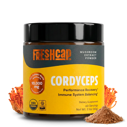 Cordyceps Mushroom Extract Powder by FreshCap Mushrooms