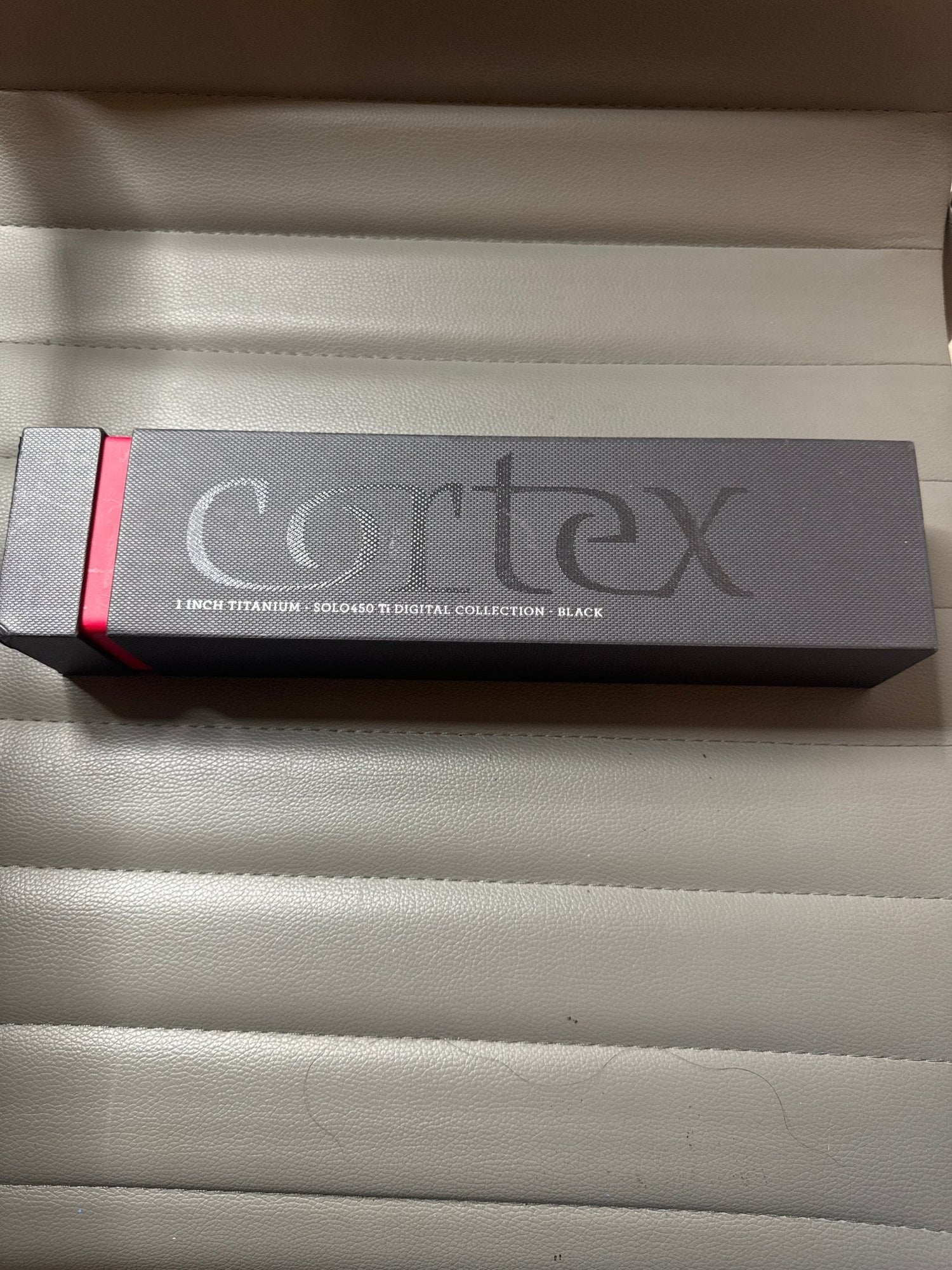 Cortex Solo Titanium Flat Iron, 1-Inch, Black