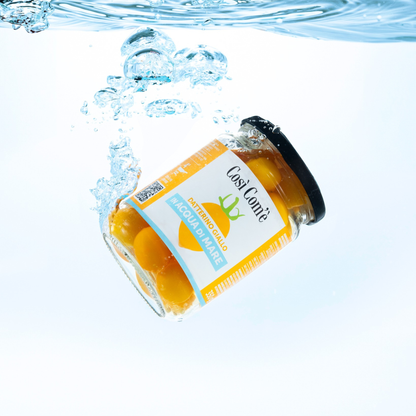 Così Comè, Whole Yellow Datterini Tomatoes in Sea Water, (12.354 oz) 350g