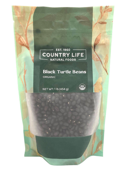 Black Turtle Beans, Organic by Country Life Natural Foods