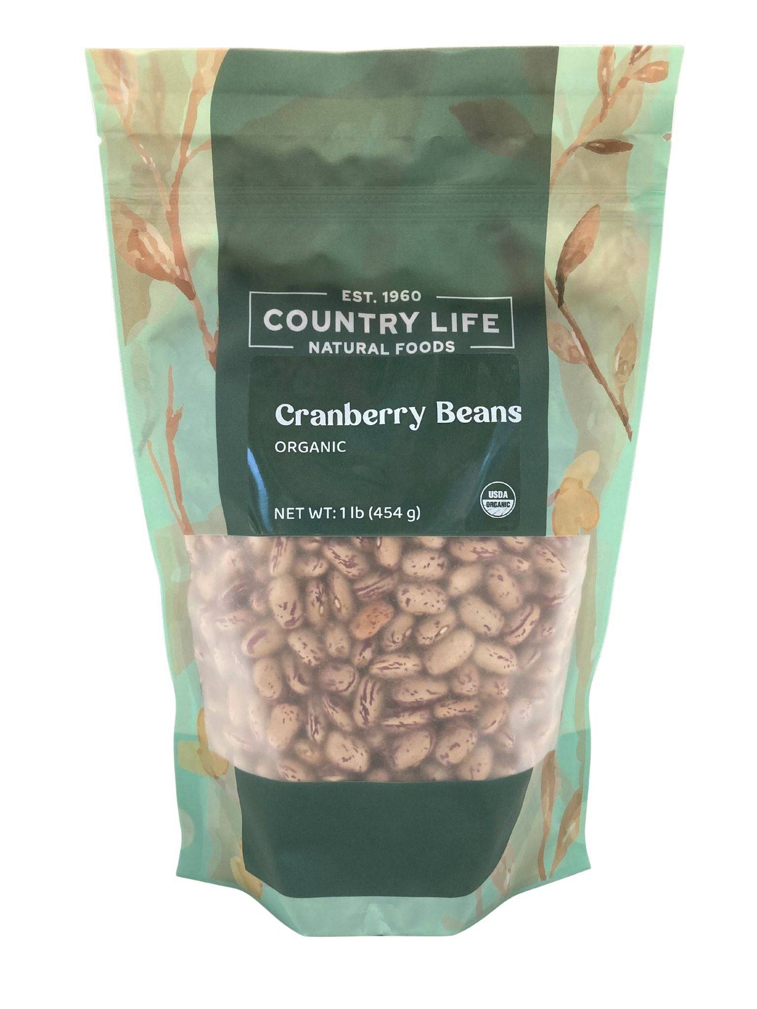 Cranberry Beans, Organic by Country Life Natural Foods