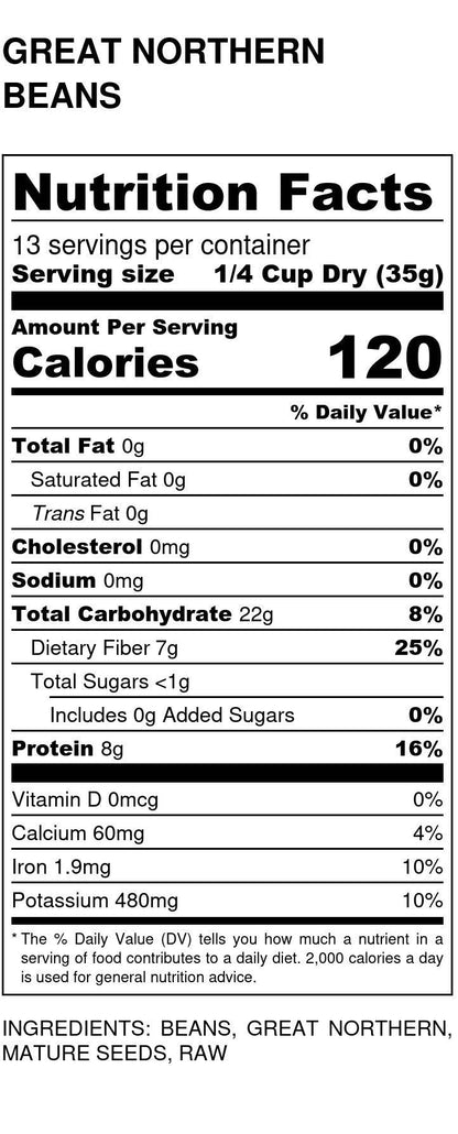 Cannellini Beans, White Kidney by Country Life Natural Foods