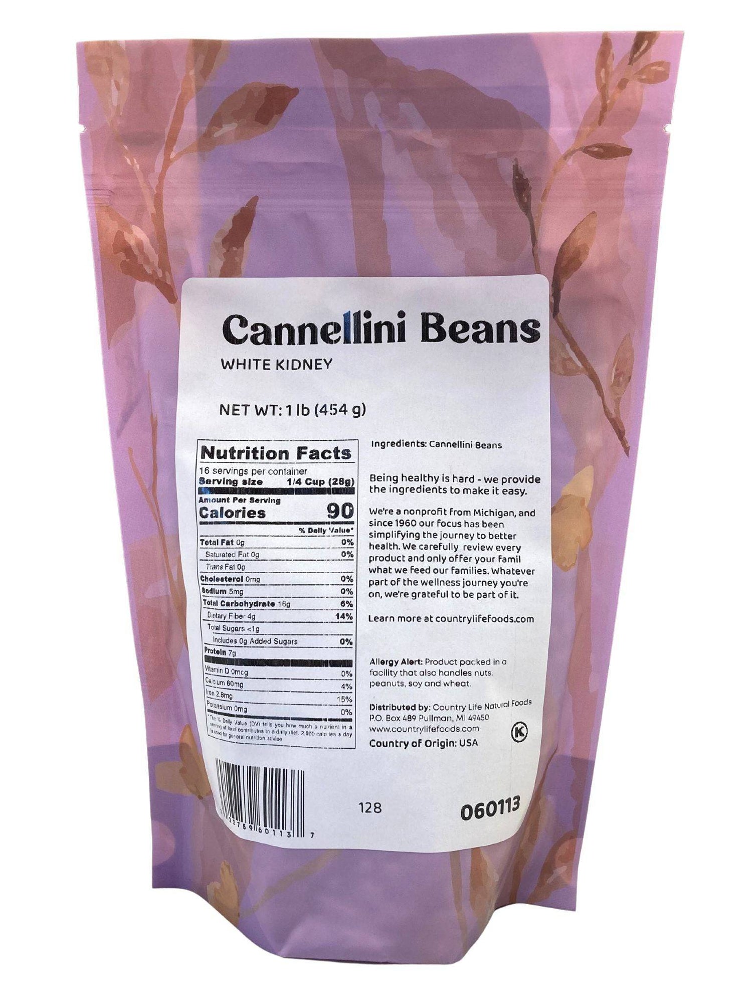 Cannellini Beans, White Kidney by Country Life Natural Foods