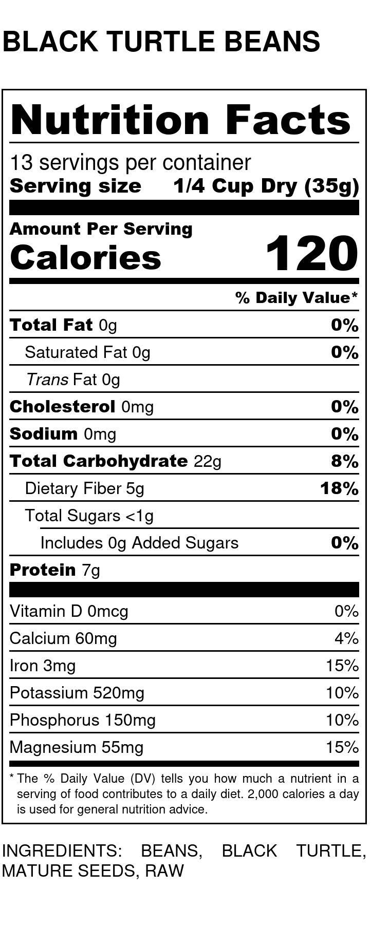 Black Turtle Beans, Organic (REDUCED PRICE! - Contains splits)  DestGlow