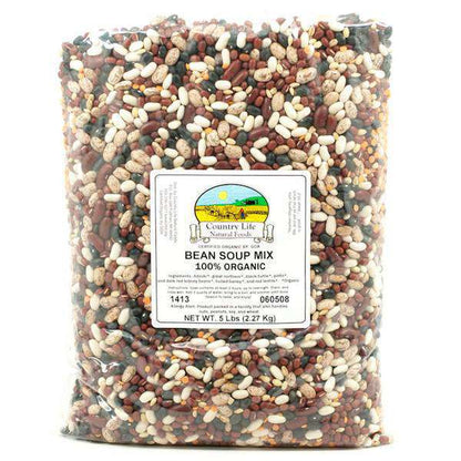 Bean Soup Mix, Organic, Country Life by Country Life Natural Foods