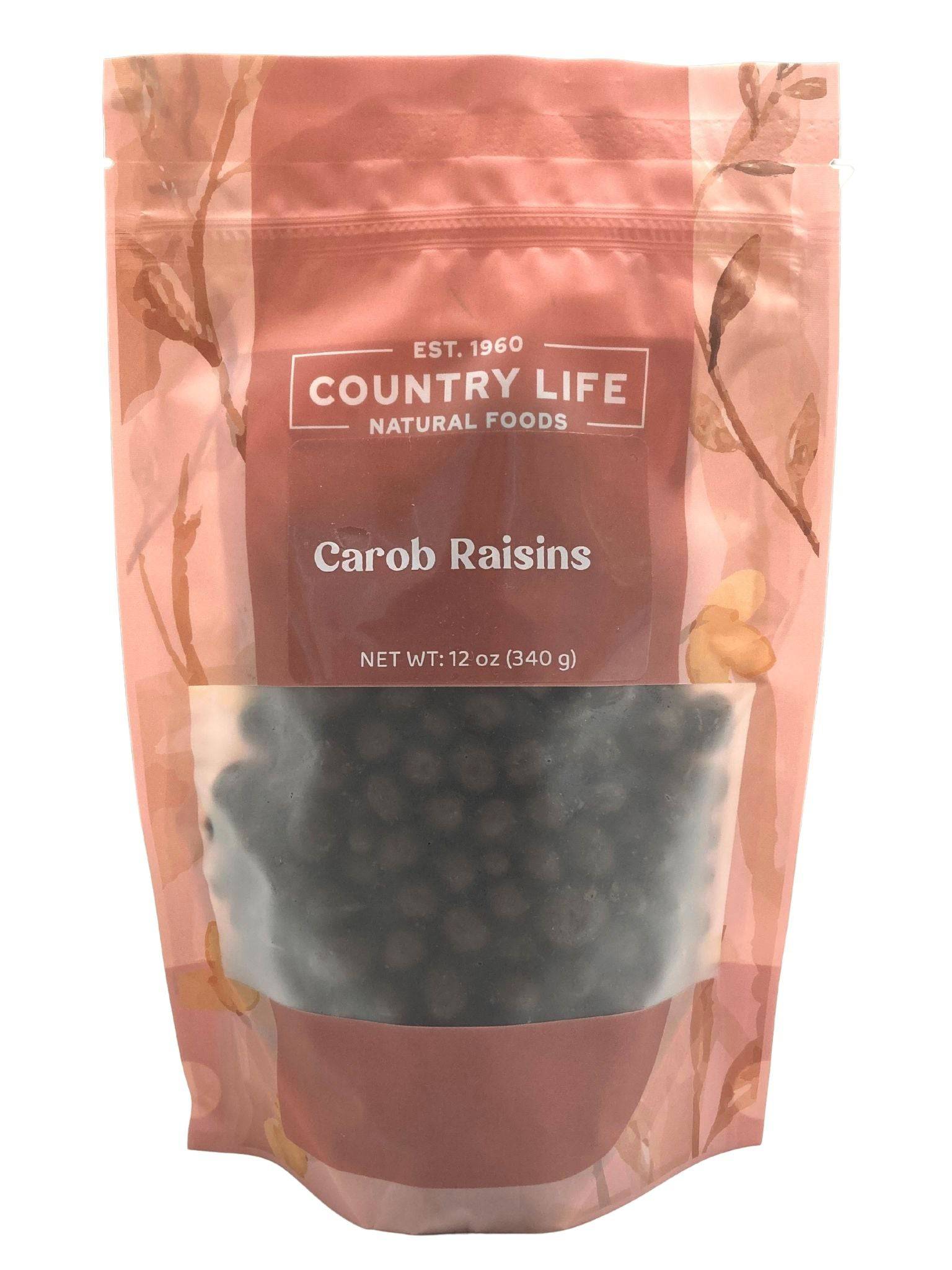 Carob Coated Raisins, Sugar Sweetened by Country Life Natural Foods