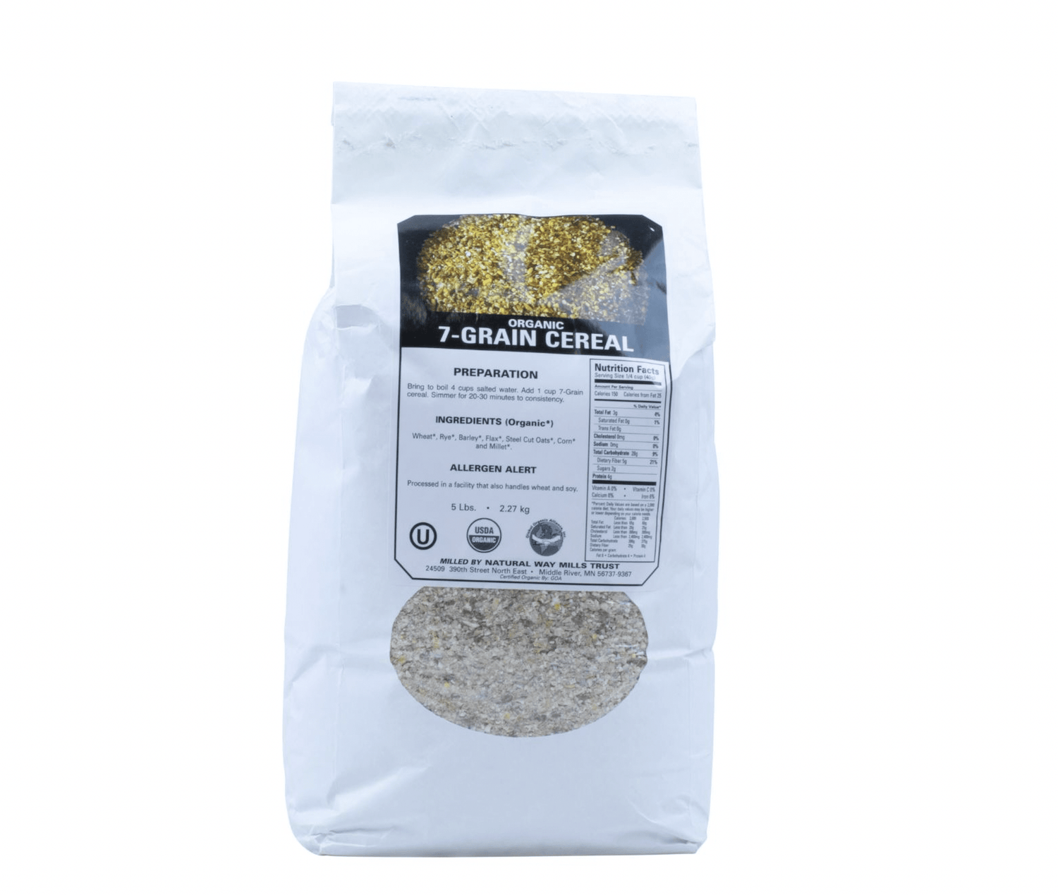 Cereal, Organic, 7-Grain by Country Life Natural Foods