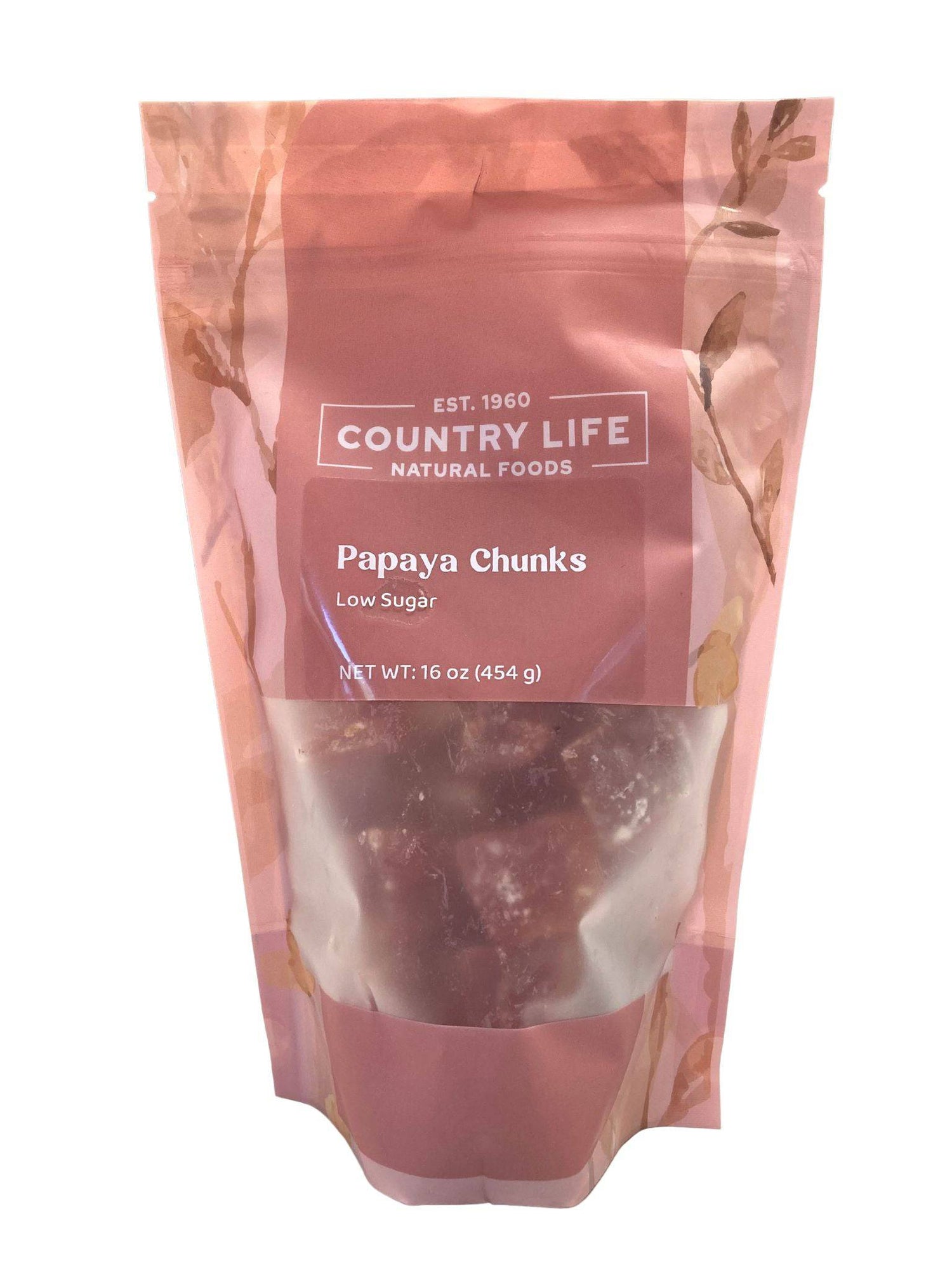 Papaya Chunks, Low Sugar by Country Life Natural Foods