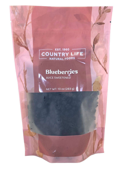 Blueberries, Juice Sweetened by Country Life Natural Foods