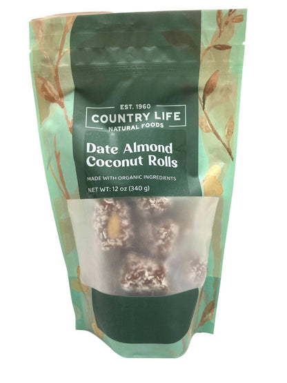 Date Coconut Roll, Almond, Organic by Country Life Natural Foods