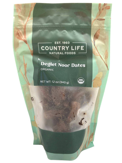 Dates, Deglet Noor, Pitted, Organic by Country Life Natural Foods