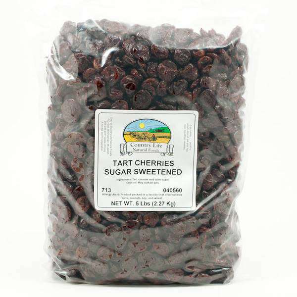 Cherries, Tart, Sugar Sweetened by Country Life Natural Foods