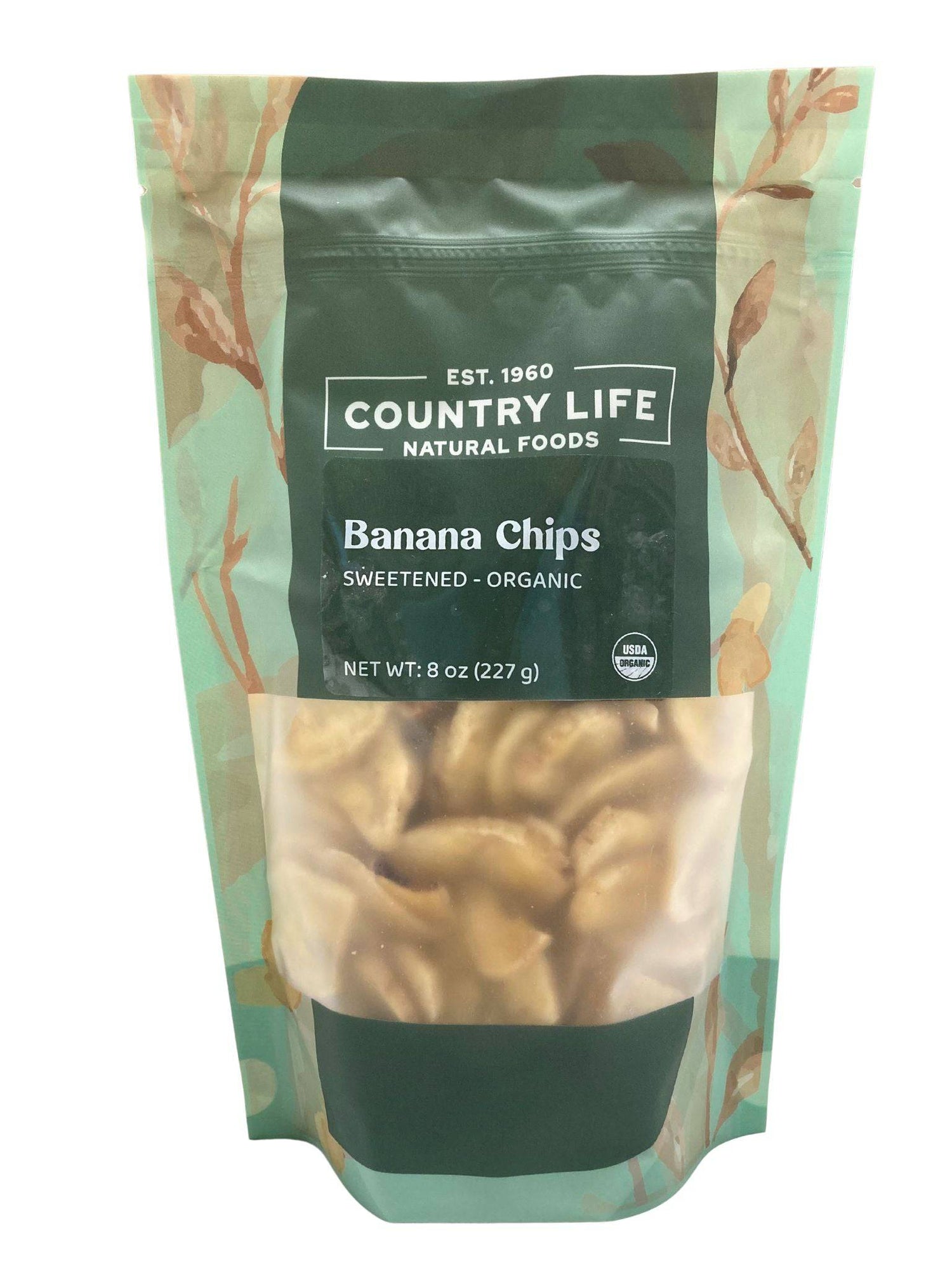 Banana Chips, Sweetened, Organic by Country Life Natural Foods