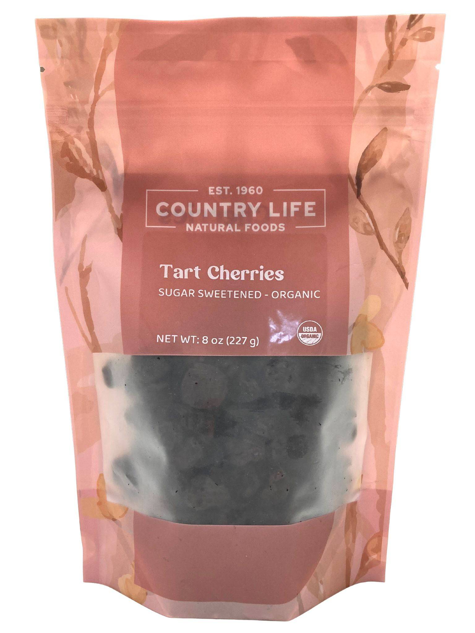 Cherries, Tart, Sugar Sweetened, Organic by Country Life Natural Foods