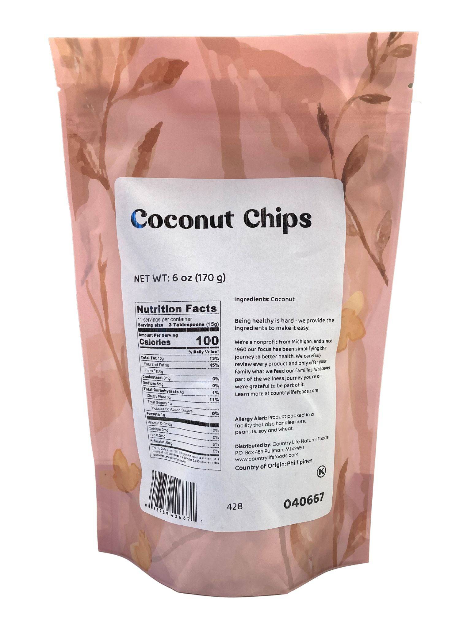 Coconut Chips by Country Life Natural Foods