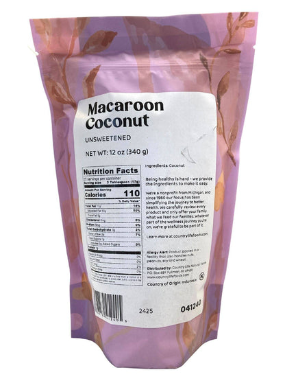 Coconut, Macaroon by Country Life Natural Foods