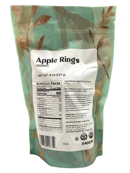 Apple Rings, Organic by Country Life Natural Foods