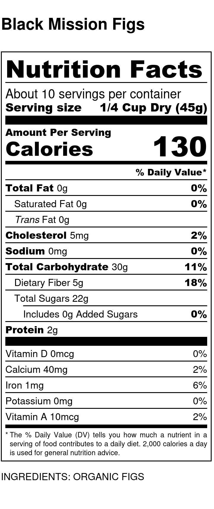 Figs, Mission, X-Choice, Organic by Country Life Natural Foods