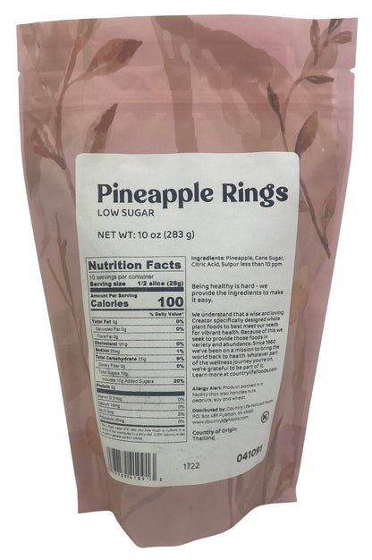 Pineapple Rings, Low Sugar  DestGlow