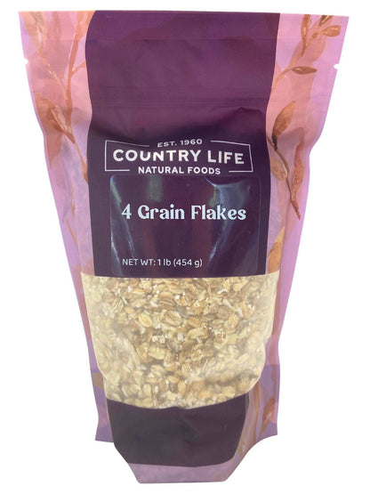 4-Grain Flakes by Country Life Natural Foods