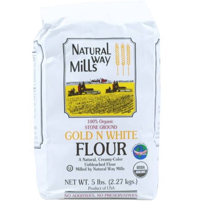 Gold N White Flour, with Germ, Organic by Country Life Natural Foods