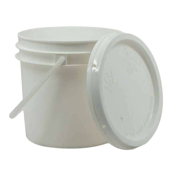 Pail, With Lid, 1 Gallon, White by Country Life Natural Foods