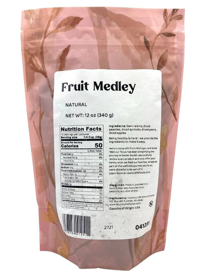 Fruit Medley, Natural by Country Life Natural Foods